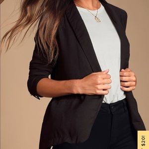 Lulus black blazer